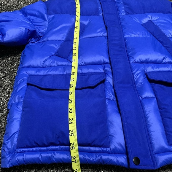 Hudson Blue Puffer Coat Sz M - Picture 14 of 15